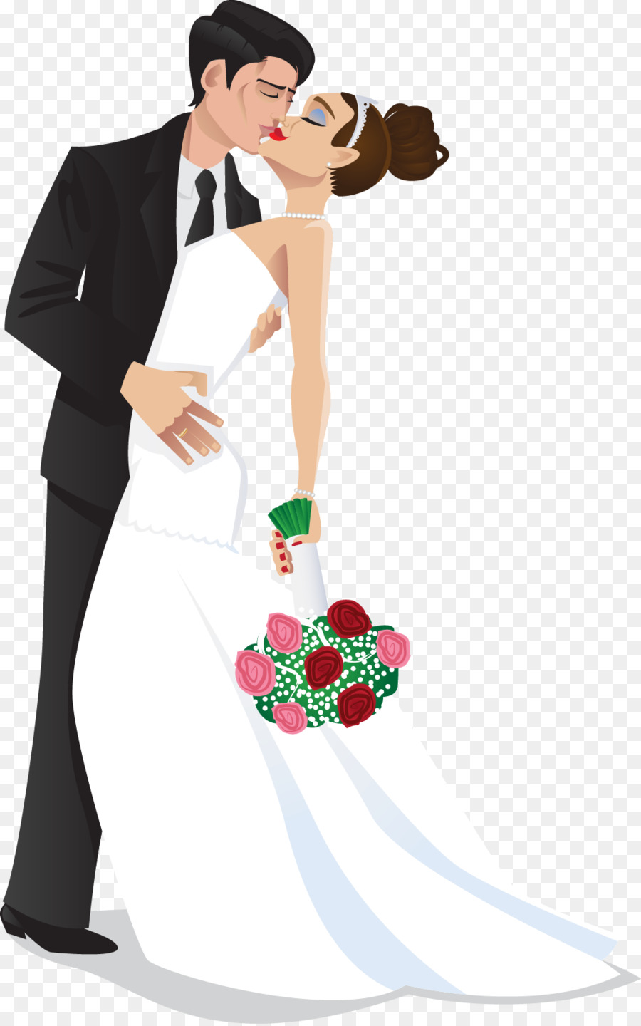 Wedding invitation Bridegroom Clip art - Dancing Bride Cliparts png download - 1002*1600 - Free Transparent  png Download.