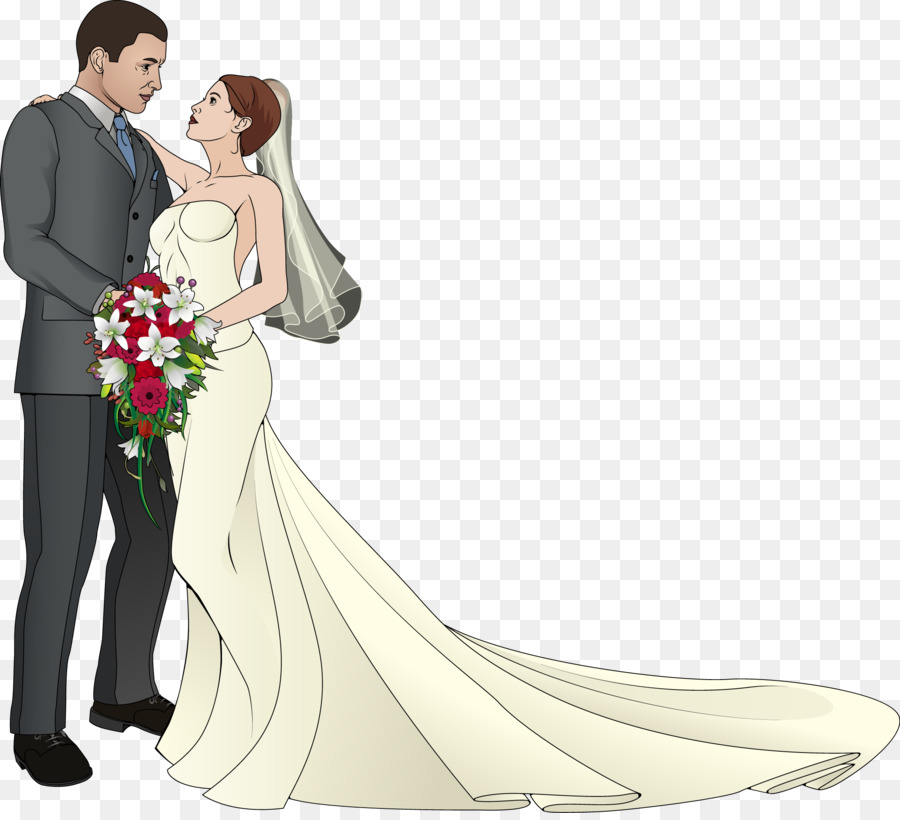 Wedding couple Clip art - bride png download - 2173*1962 - Free Transparent Wedding png Download.
