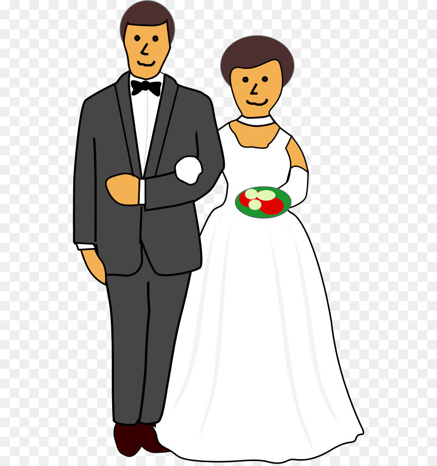 Christian views on marriage Wedding Clip art - Bride And Groom Clipart png download - 600*956 - Free Transparent Marriage png Download.
