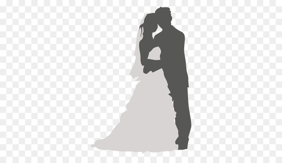 Wedding invitation Convite Silhouette Clip art - couple png download - 512*512 - Free Transparent Wedding Invitation png Download.