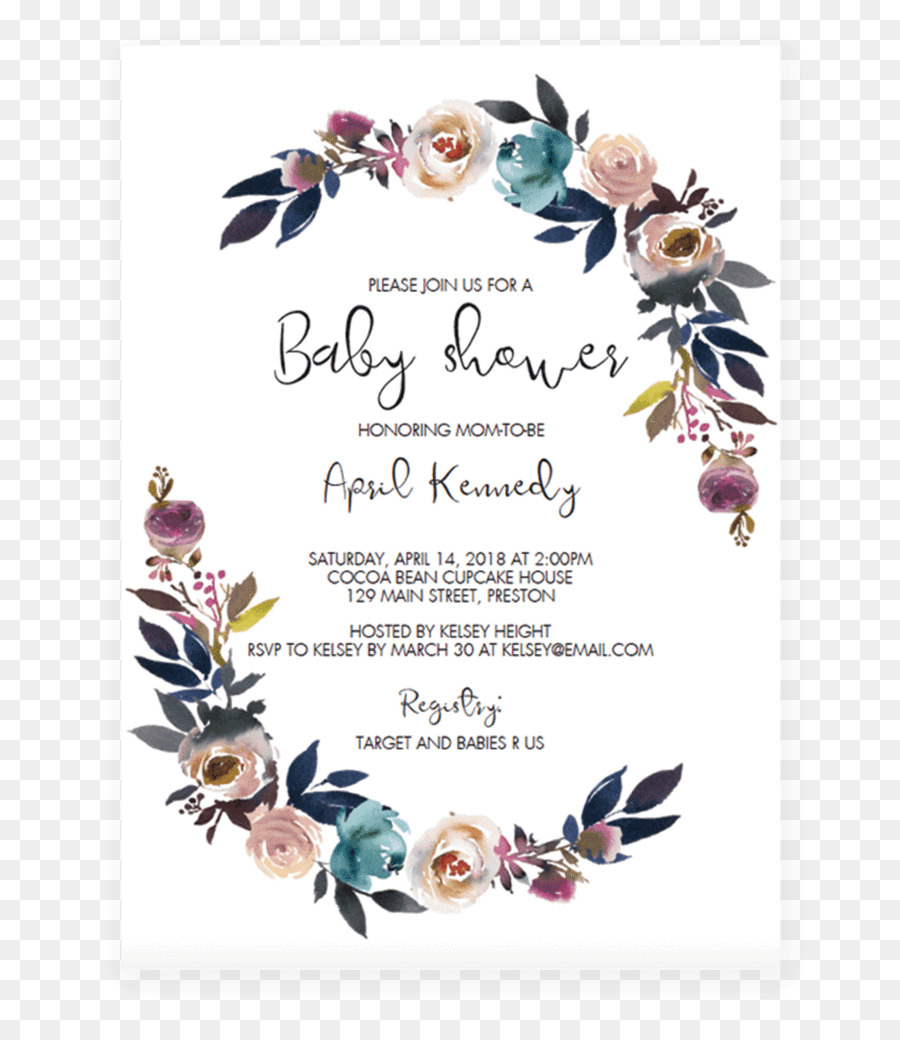 Wedding invitation Baby shower Party Convite Child - free bohemian invitation template png download - 819*1024 - Free Transparent Wedding Invitation png Download.