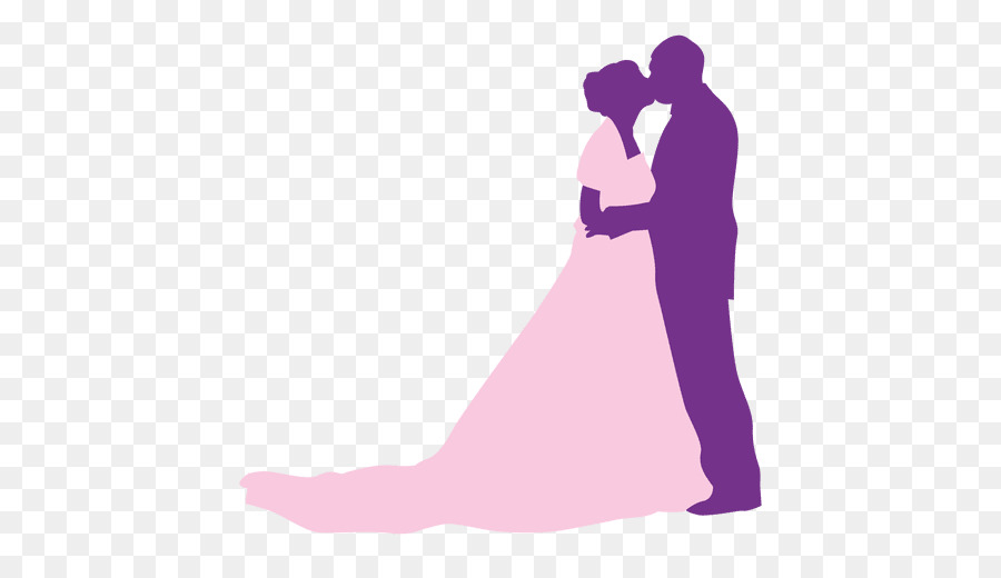 Silhouette Wedding Kiss couple - bridegroom png download - 512*512 - Free Transparent Silhouette png Download.