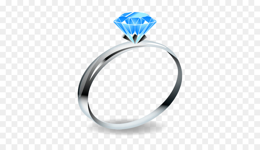 Wedding ring Emoji Jewellery Gemstone - engagement ring png download - 512*512 - Free Transparent Ring png Download.