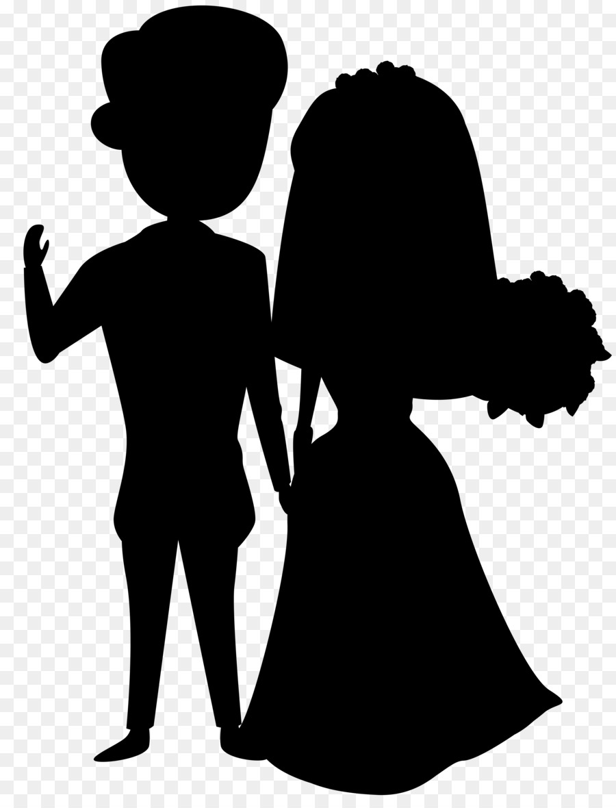 Wedding Silhouette Bridegroom couple Clip art - couple png download - 6159*8000 - Free Transparent Wedding png Download.