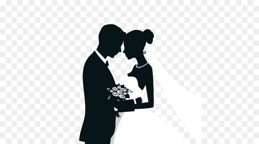 Wedding invitation Bridegroom Silhouette - groom png download - 500*500 - Free Transparent Wedding Invitation png Download.