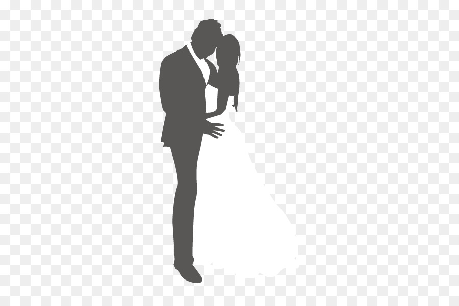 Marriage Abstraction Wedding Silhouette - Vector abstract couple hugging png download - 595*595 - Free Transparent Marriage png Download.