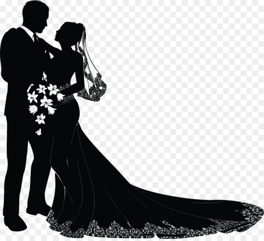 Wedding invitation Bridegroom Clip art - Marriage silhouette png download - 1002*905 - Free Transparent Wedding Invitation png Download.