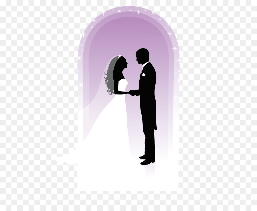 Bridegroom Wedding Clip art - Wedding silhouettes vector png download - 550*730 - Free Transparent Bridegroom png Download.
