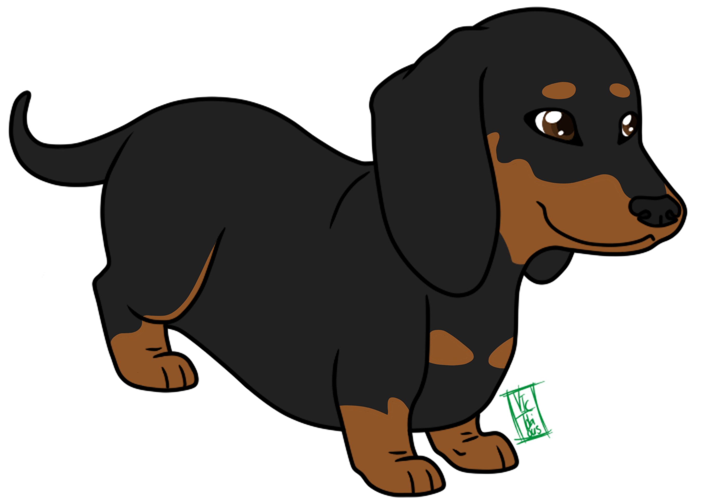 Dachshund Puppy Cartoon Animation Clip art - cute dog png download