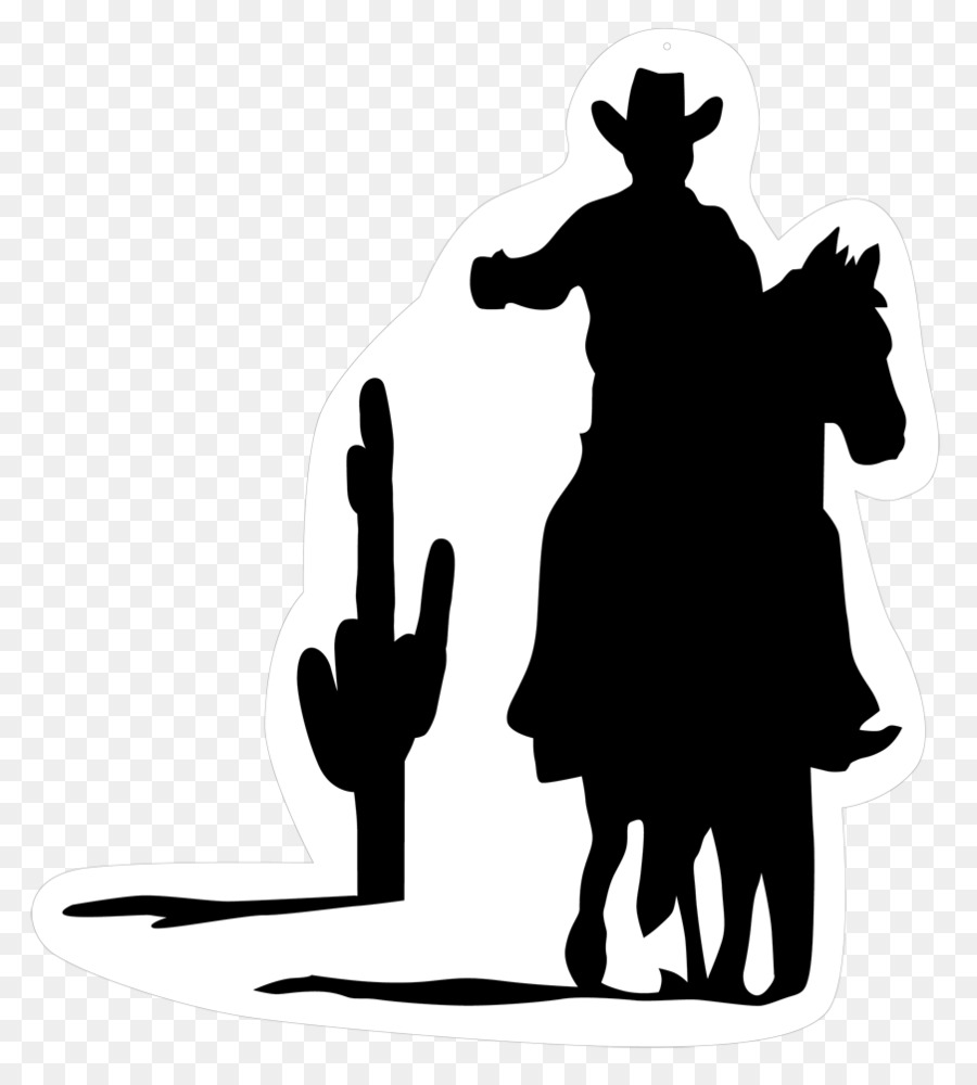 Cowboy Silhouette Clip art - western cowboy png download - 903*1000 - Free Transparent Cowboy png Download.