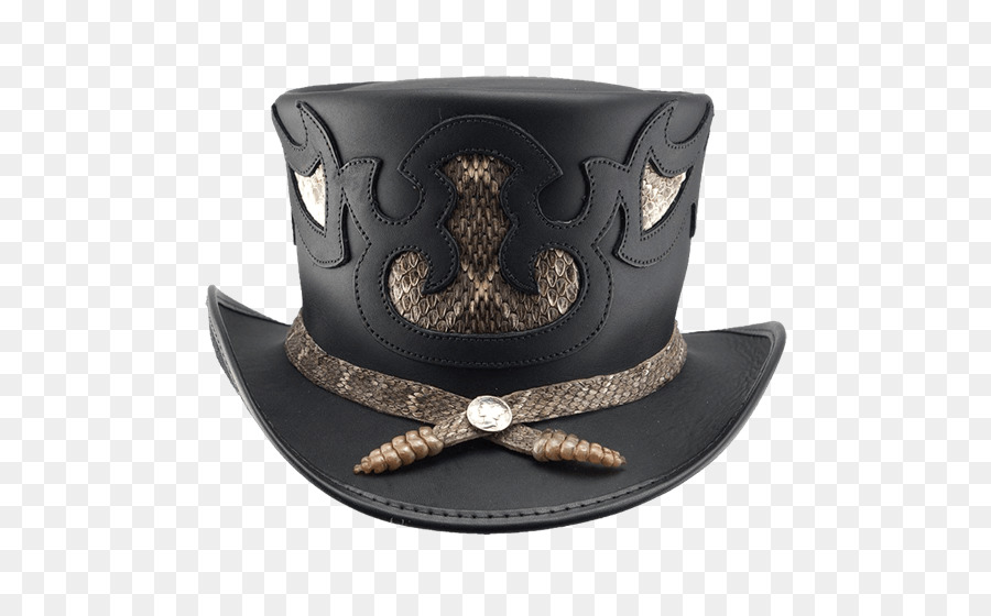 Cowboy hat Top hat Cap Rattlesnake - steampunk sewing patterns png download - 555*555 - Free Transparent Hat png Download.