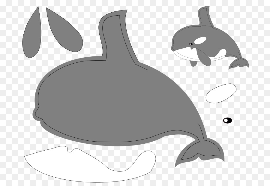 Dolphin Sewing Killer whale Stitch Pattern - dolphin png download - 800*618 - Free Transparent Dolphin png Download.