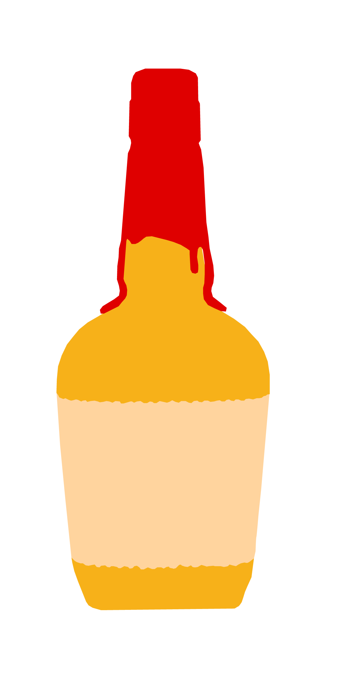 Whiskey Bottle Silhouette #1626201 (License: Personal Use) .