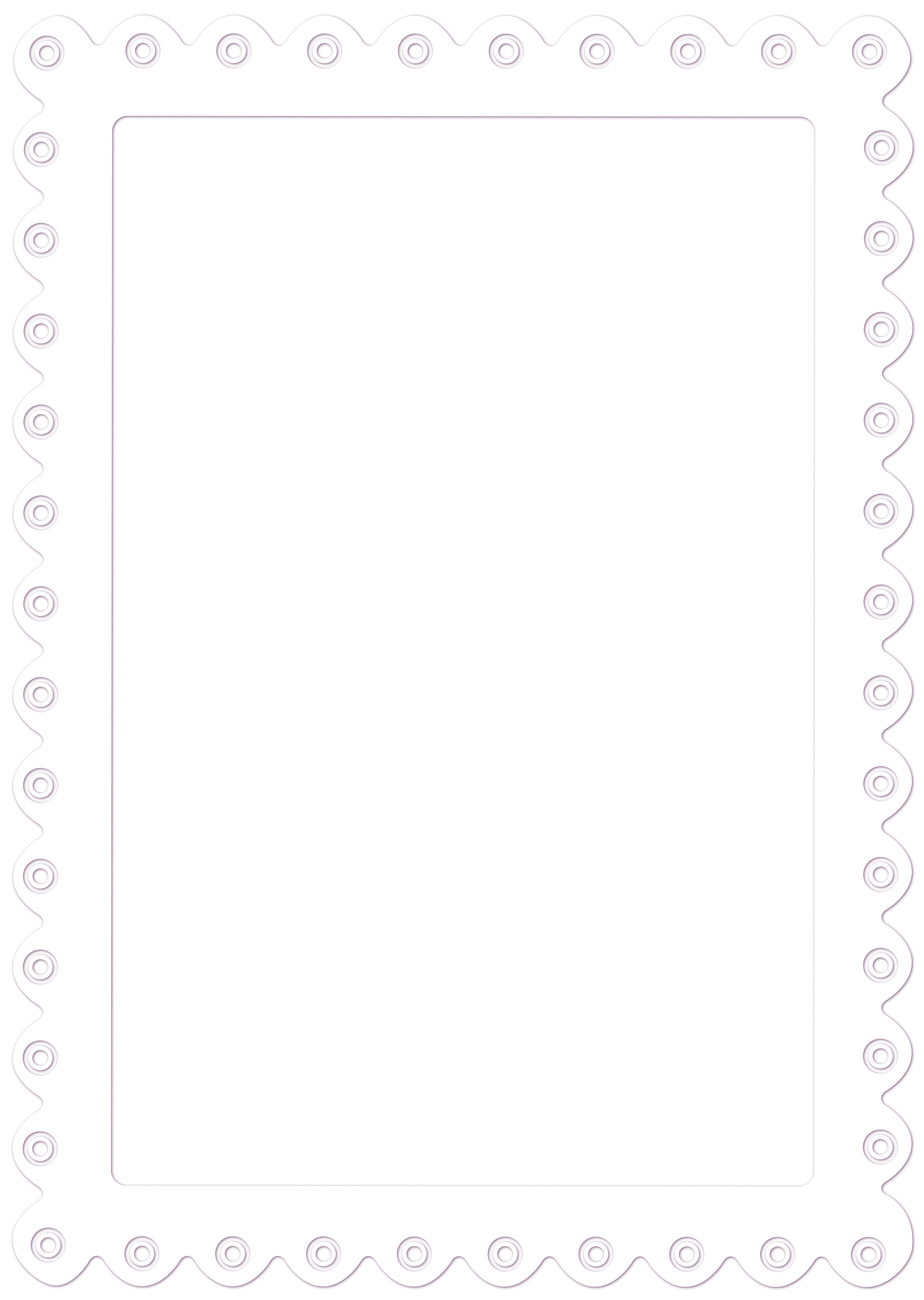 White Point Angle - White Border Frame Transparent PNG Clip Art png