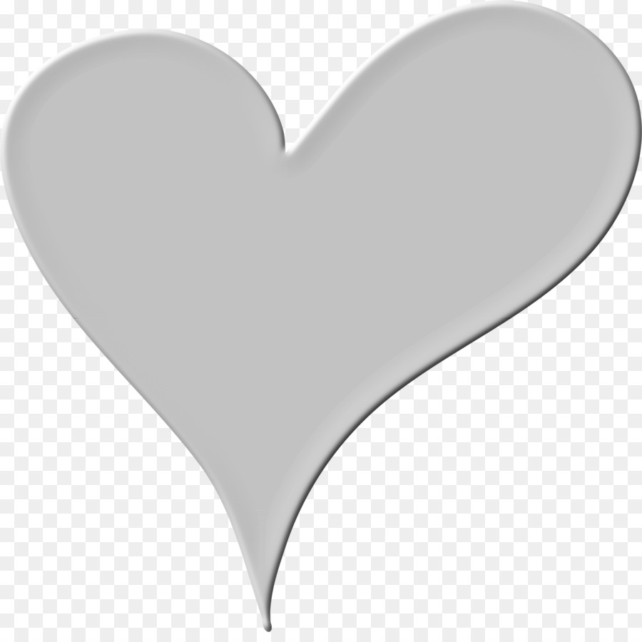 Heart Grey White Clip art - white heart png download - 2372*2334 - Free Transparent  png Download.