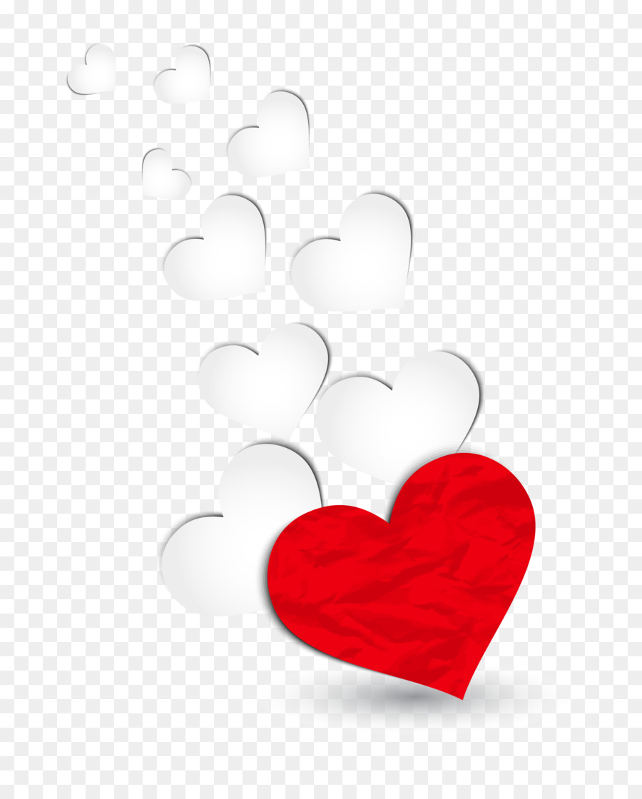 Heart Red White Clip art - white heart png download - 2032*2528 - Free Transparent Heart png Download.