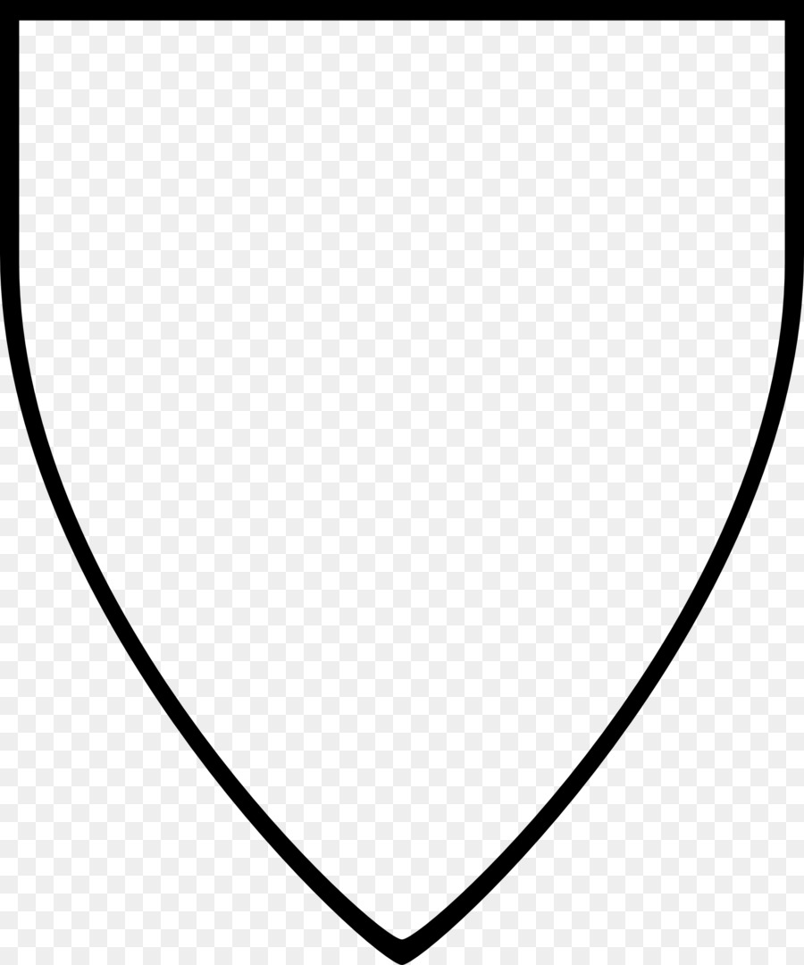 White Heart Black Pattern - Shield Template png download - 2100*2520 - Free Transparent White png Download.