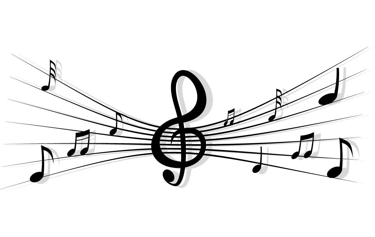 Musical Note Illustration Black And White Liner Notes Transparent Fig