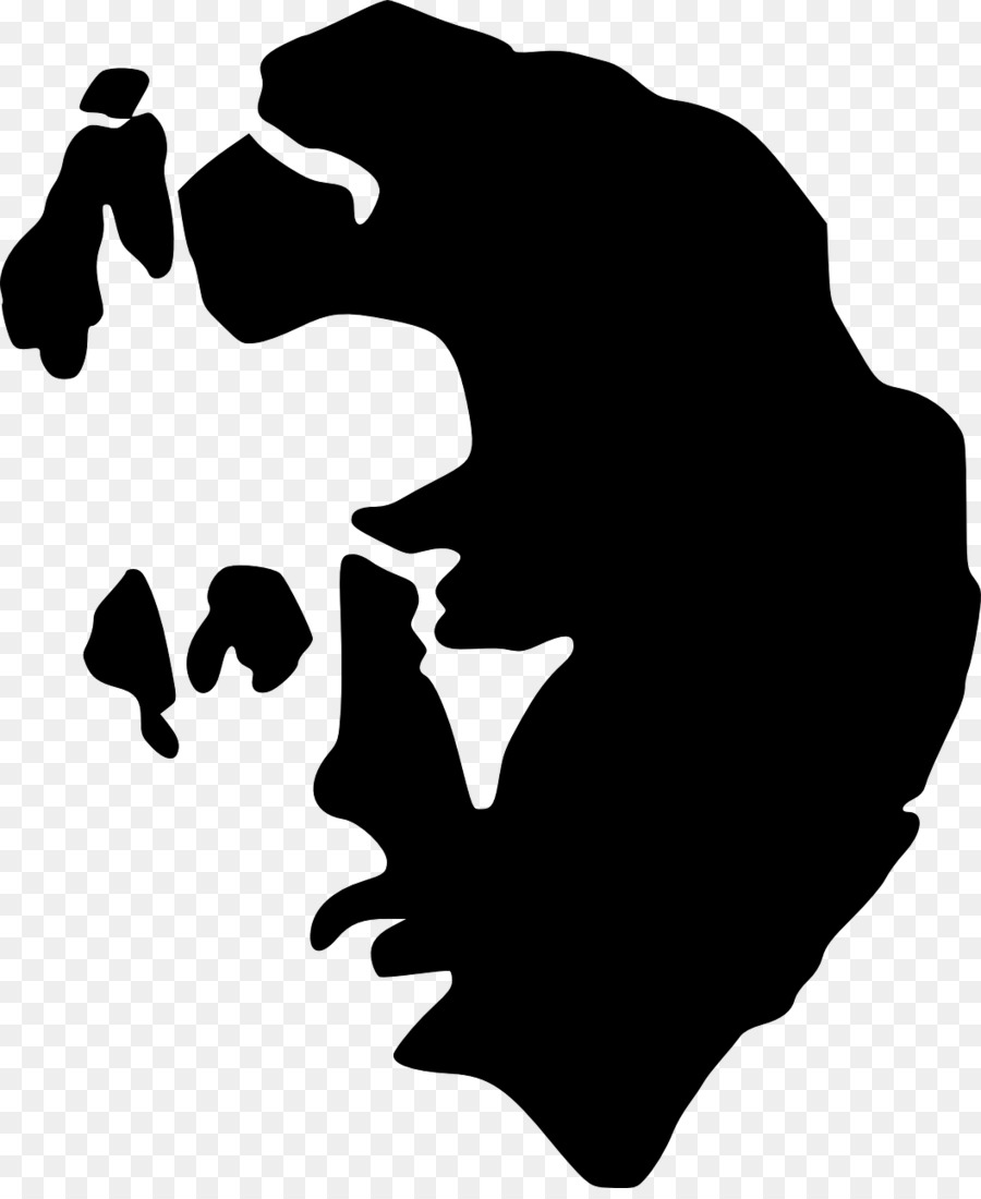 Black and white Silhouette Clip art - Silhouette png download - 1057*1280 - Free Transparent Black And White png Download.
