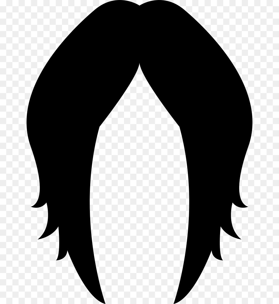 Clip art Black and white Silhouette Portable Network Graphics Wig - Silhouette png download - 730*980 - Free Transparent Black And White png Download.