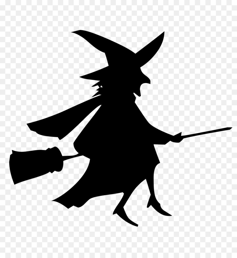 Broom Witchcraft Silhouette Wall decal - Witch Silhouette png download - 902*964 - Free Transparent Broom png Download.