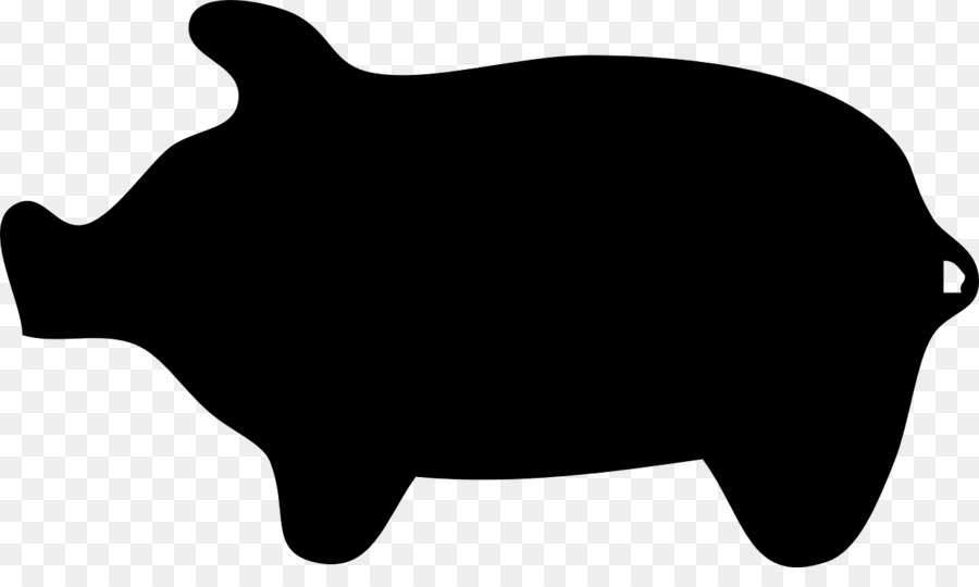Wild boar Cartoon Silhouette Clip art - Silhouette png download - 1280*742 - Free Transparent Wild Boar png Download.