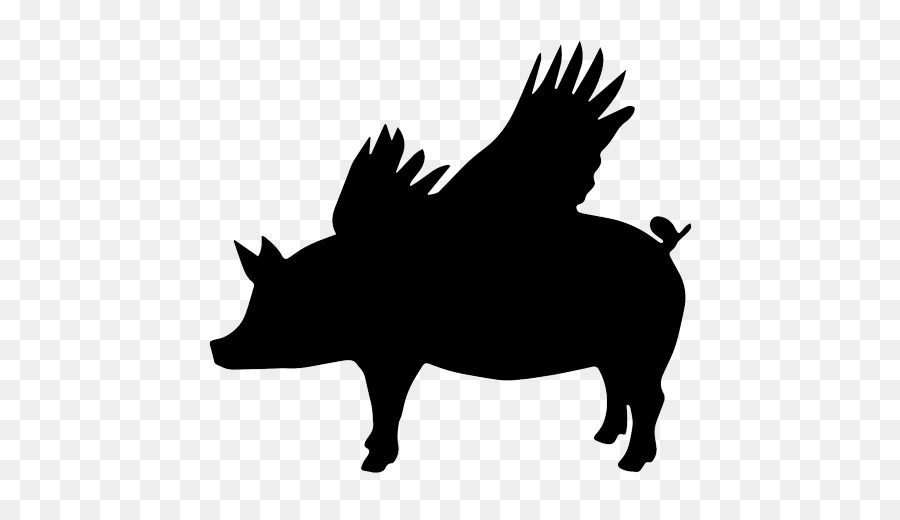 Wild boar Silhouette Clip art - Silhouette png download - 512*512 - Free Transparent Wild Boar png Download.