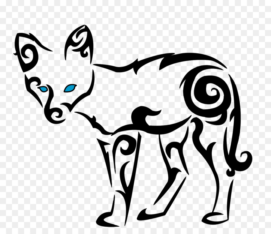 Drawing Celtic knot Clip art - Cool Tribal Fox Designs To Draw png download - 900*775 - Free Transparent Drawing png Download.
