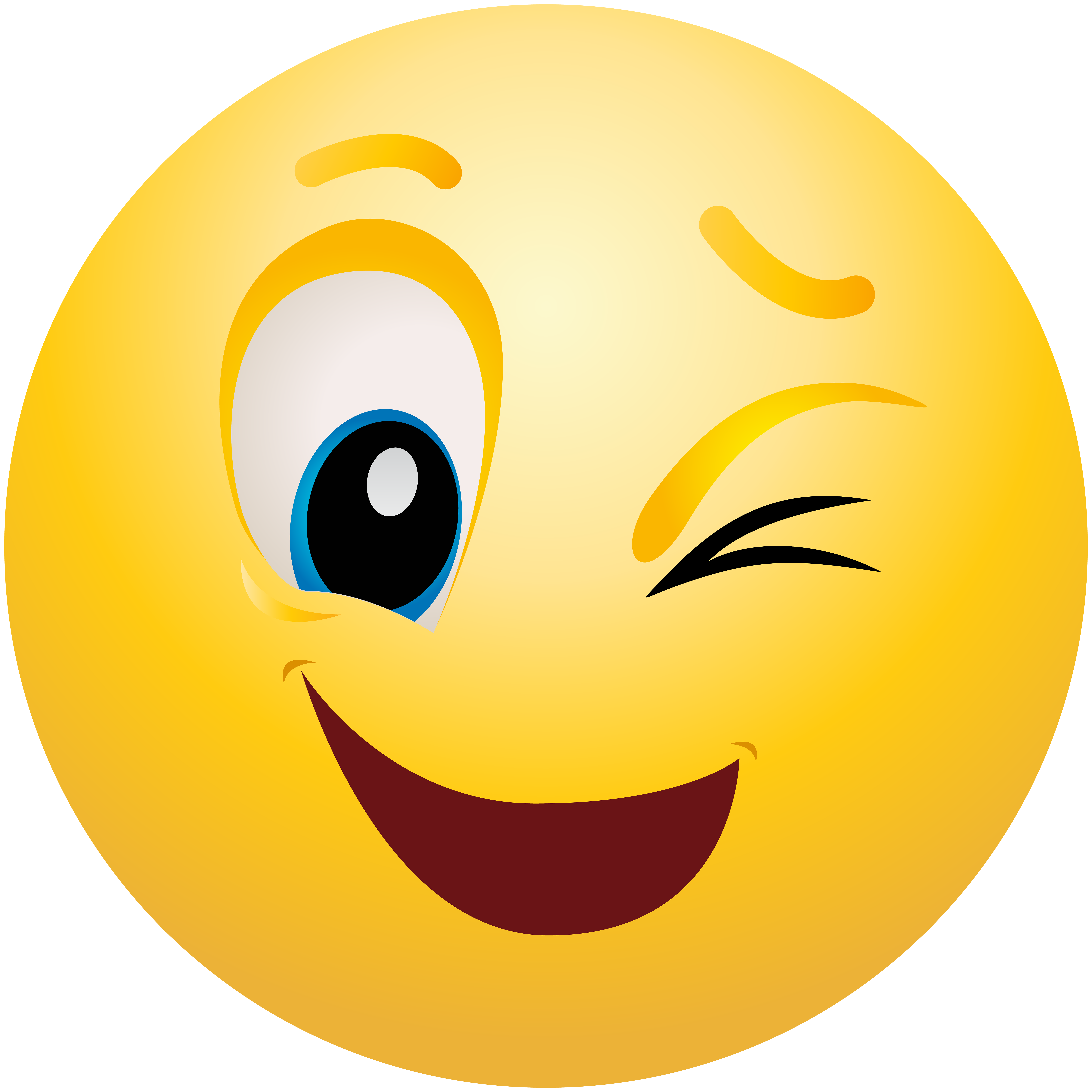 Emoticon Smiley Wink Emoji Clip art - emoji png download - 8000*8000 - Free  Transparent Emoticon png Download. - Clip Art Library