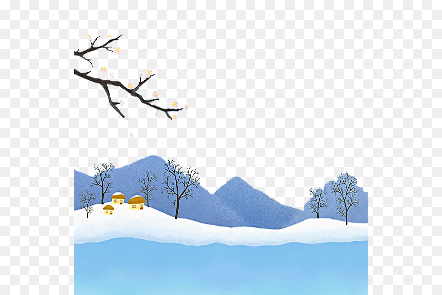 Clip art - Beautiful snow scene png download - 600*600 - Free Transparent Download png Download.