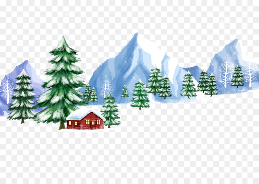 Winter Fukei Autumn Illustration - Alpine snow png download - 1772*1253 - Free Transparent Winter png Download.