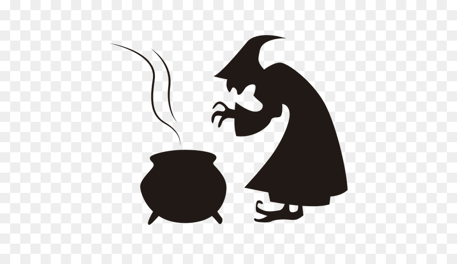 Silhouette Witchcraft Halloween - witch vector png download - 512*512 - Free Transparent Silhouette png Download.