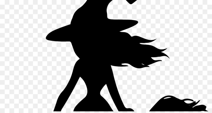 Silhouette Black and white Witchcraft Clip art - Silhouette png download - 1200*630 - Free Transparent Silhouette png Download.