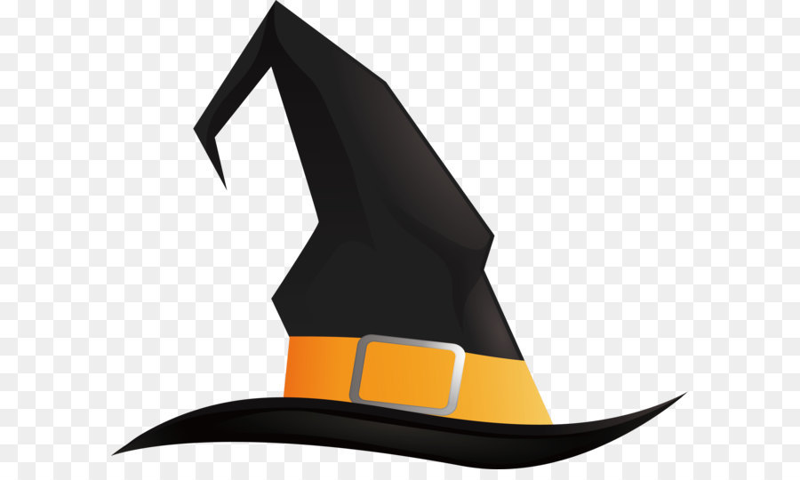 Witch hat Halloween Pointed hat - Black Wizard Hat png download - 3166*2570 - Free Transparent Hat png Download.