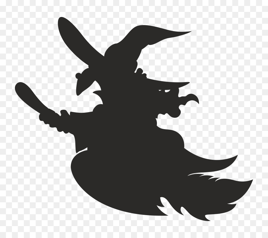 witch Clip art Broom Cartoon Silhouette - broom png witch flying png download - 800*800 - Free Transparent Witch png Download.