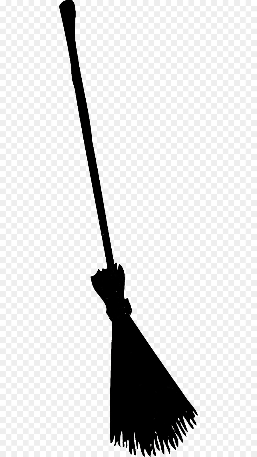 Broom Silhouette Clip art - Silhouette png download - 486*1600 - Free Transparent Broom png Download.