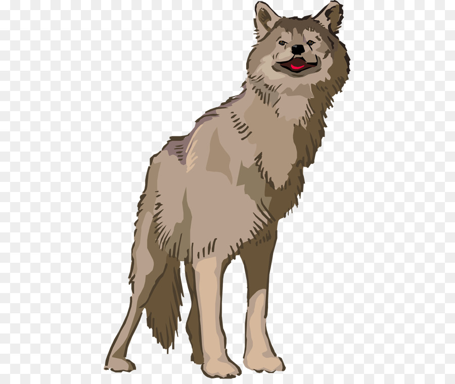 Gray wolf Animation Free content Clip art - Animated Wolf Cliparts png download - 490*750 - Free Transparent Gray Wolf png Download.