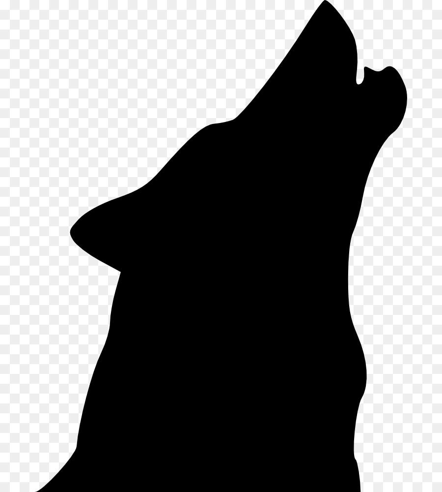Gray wolf Drawing Silhouette Clip art - howl clipart png download - 758*1000 - Free Transparent Gray Wolf png Download.