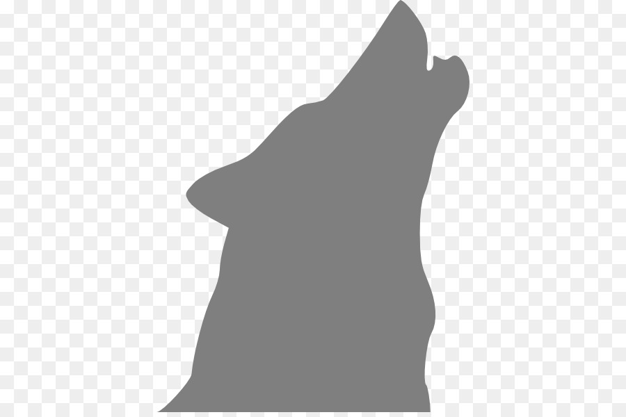 Dog Silhouette Clip art - Cartoon Wolves Howling png download - 450*593 - Free Transparent Dog png Download.