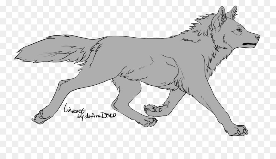 Dog Puppy Line art Drawing Canidae - big bad wolf png download - 1500*841 - Free Transparent Dog png Download.