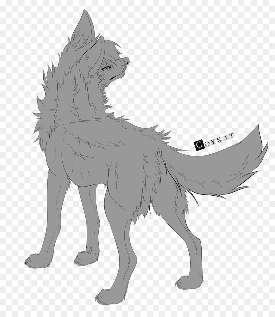Dog Puppy Drawing DeviantArt Line art - painted gray wolf png download - 2783*3168 - Free Transparent Dog png Download.