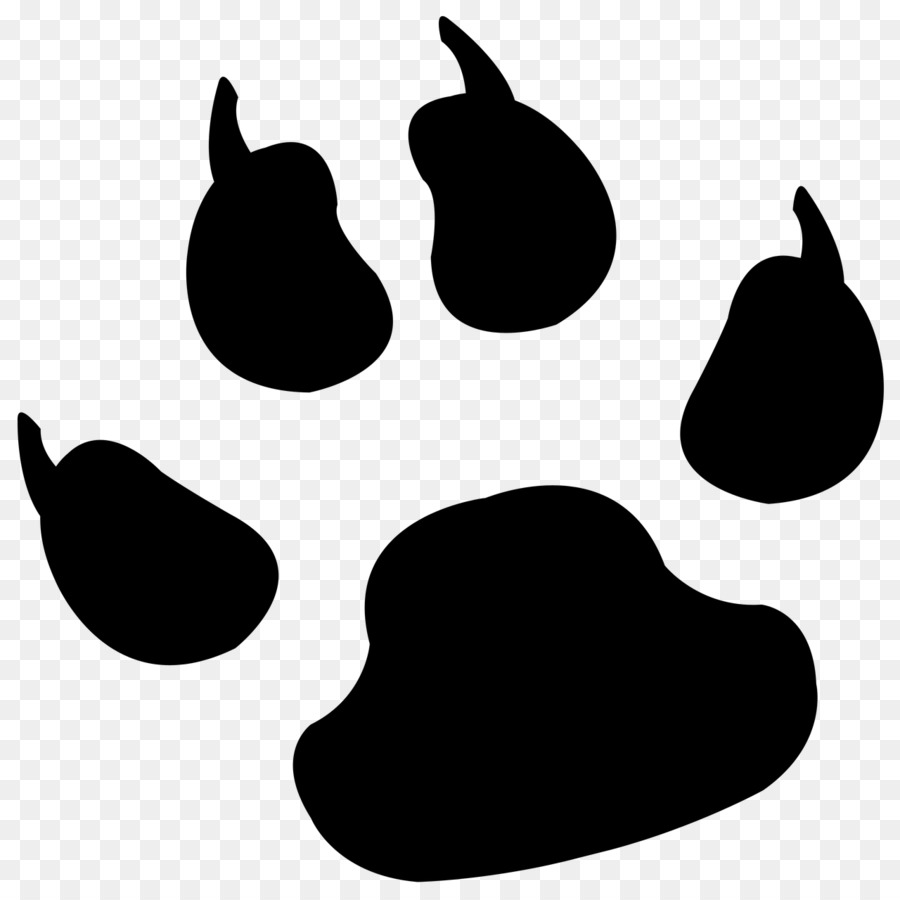 Dog Tiger Cougar Paw Puppy - black paw prints png download - 1280*1280 - Free Transparent Dog png Download.