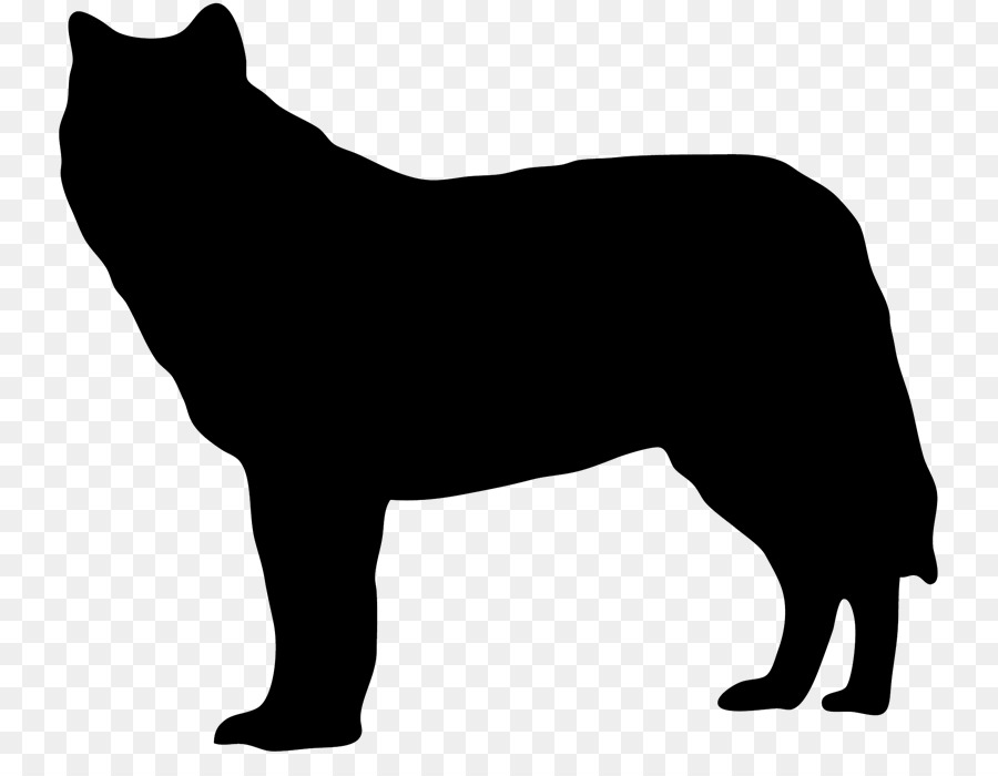 Gray wolf Dog breed Silhouette Clip art - Silhouette png download - 800*684 - Free Transparent Gray Wolf png Download.