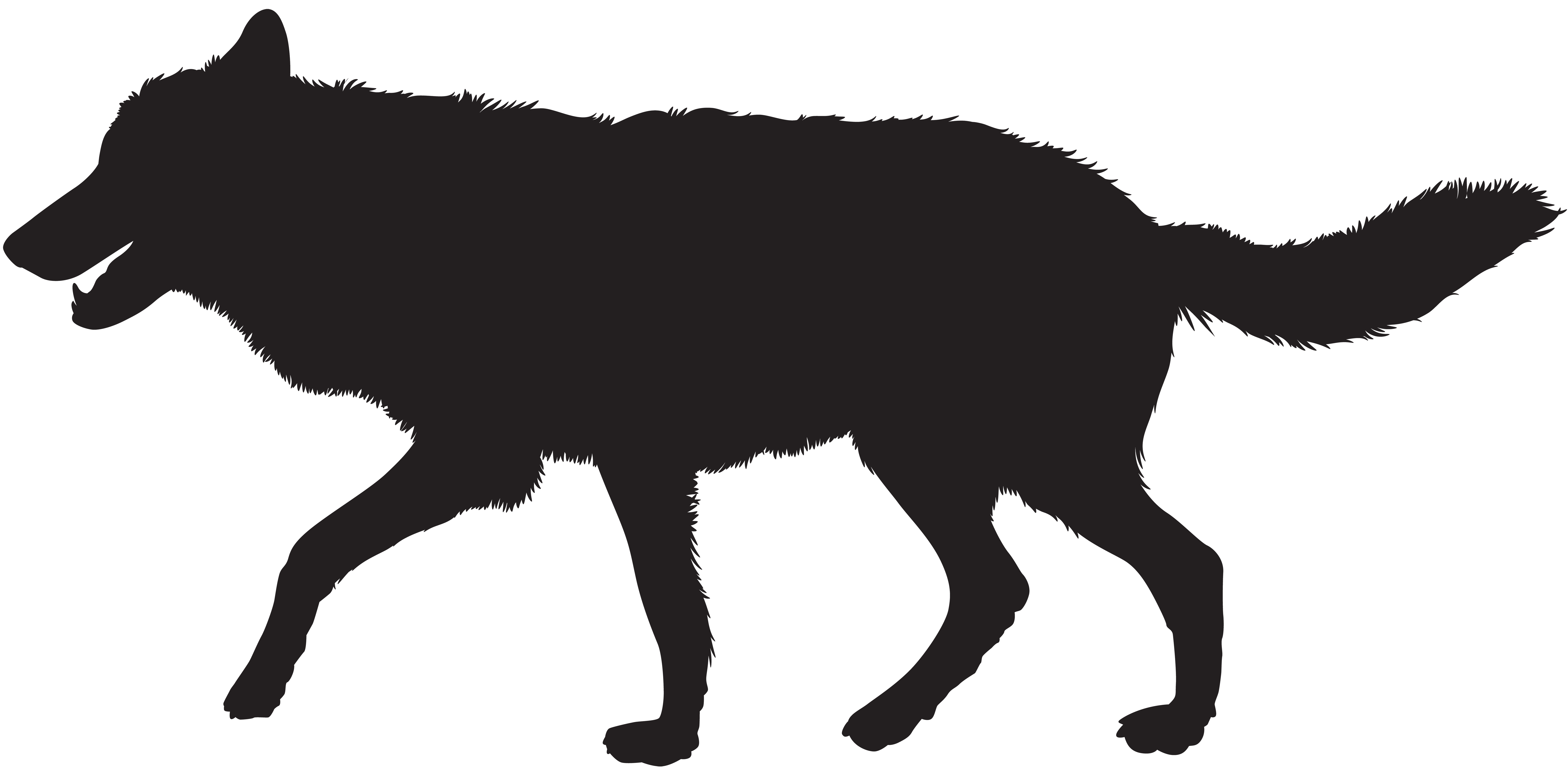 Gray Wolf Silhouette Clip Art Wolf Silhouette Png Clip Art Image Png