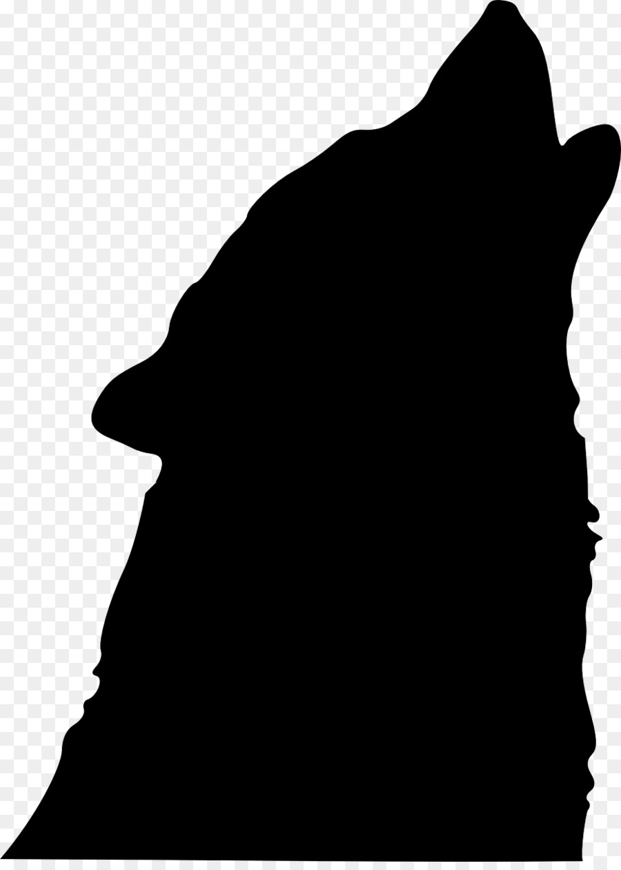 Gray wolf Silhouette Clip art - Silhouette png download - 923*1280 - Free Transparent Gray Wolf png Download.