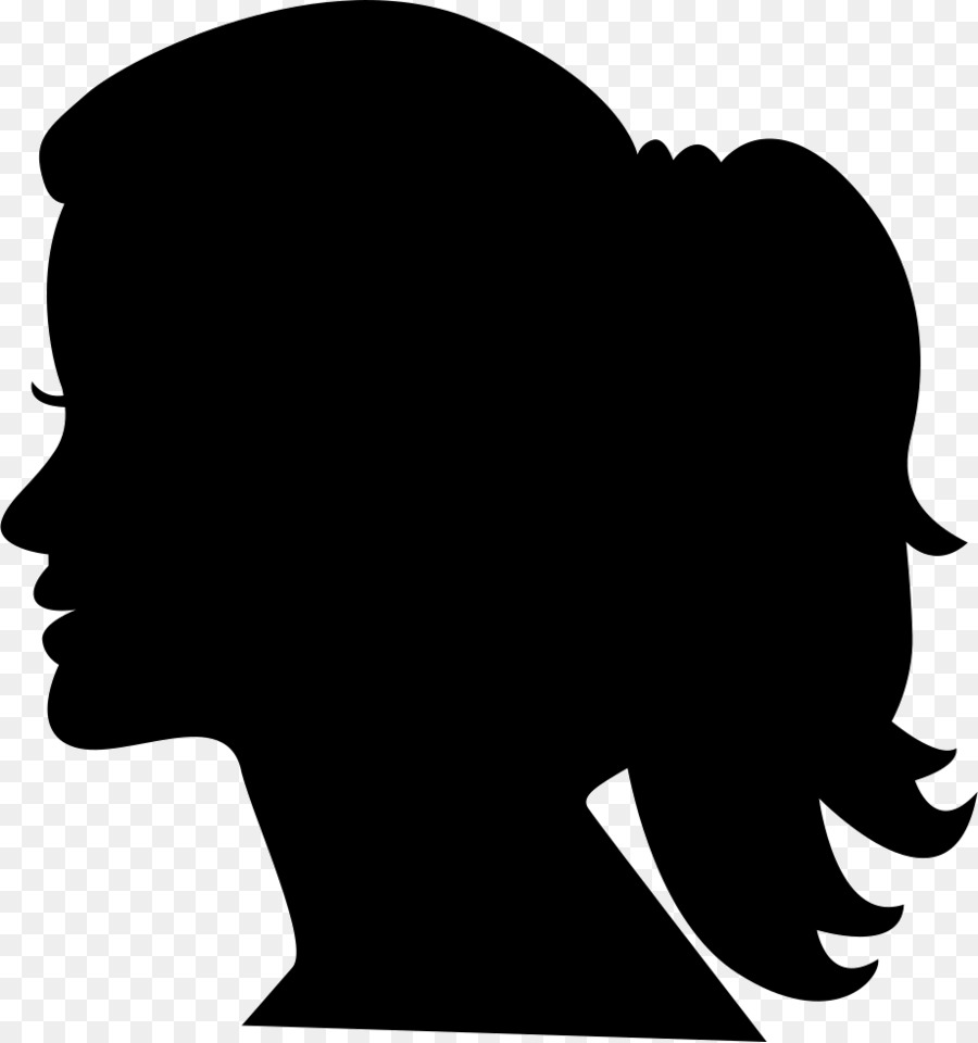Free Woman Face Silhouette Vector, Download Free Woman Face Silhouette