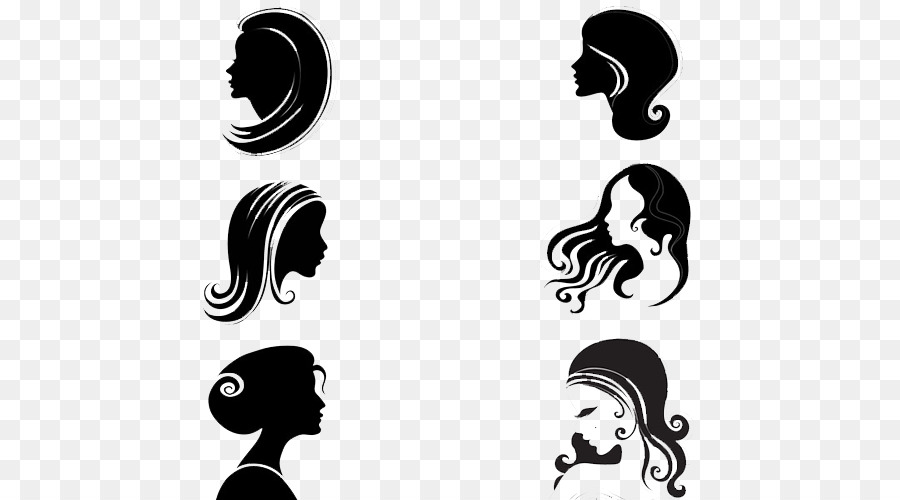 Silhouette Female Face Woman - Multiple women side face png download - 500*500 - Free Transparent Silhouette png Download.