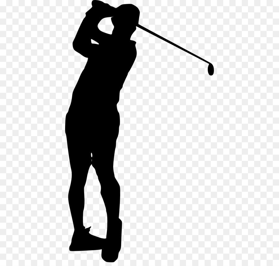 Silhouette Golf stroke mechanics Clip art - Silhouette png download - 480*848 - Free Transparent Silhouette png Download.