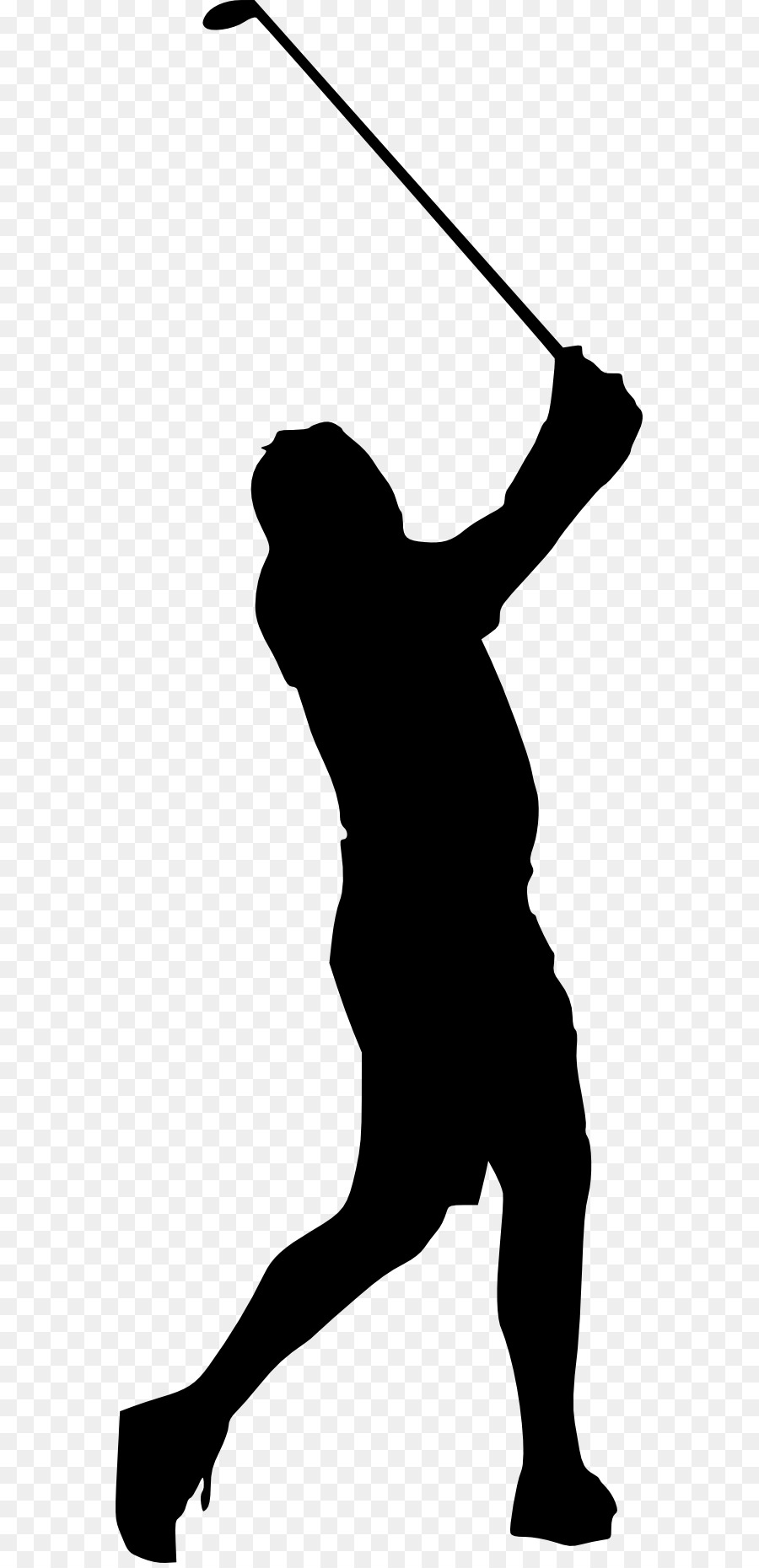 Silhouette Photography - Golfer png download - 625*1854 - Free Transparent Silhouette png Download.