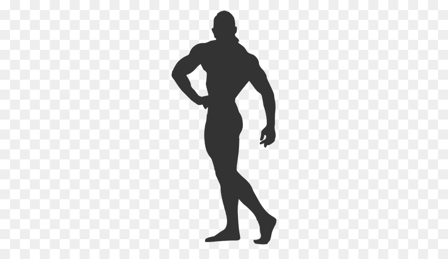 Silhouette Bodybuilding Clip art - bodybuilding png download - 512*512 - Free Transparent Silhouette png Download.